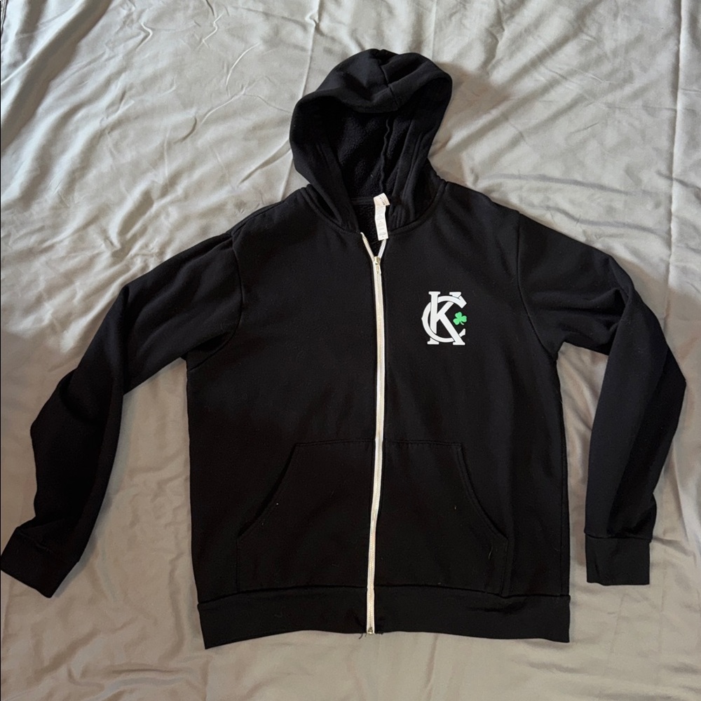 KC St Pat’s Day Bella Canvas Zip-Up Hoodie